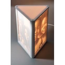 3D-Druck Leuchte TriLuma - UV-beständig & mit LED-Leuchtmittel